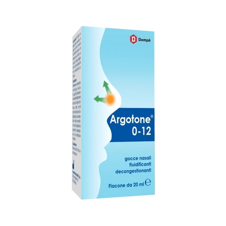 argotone 0-12 gocce nasali 20 ml