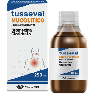 TUSSEVAL MUCOLITICO scir 250 ml 4 mg/5 ml