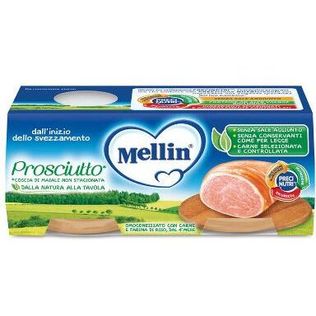 MELLIN OMOGENEIZZATO PROSCIUTTO 4 X 80G