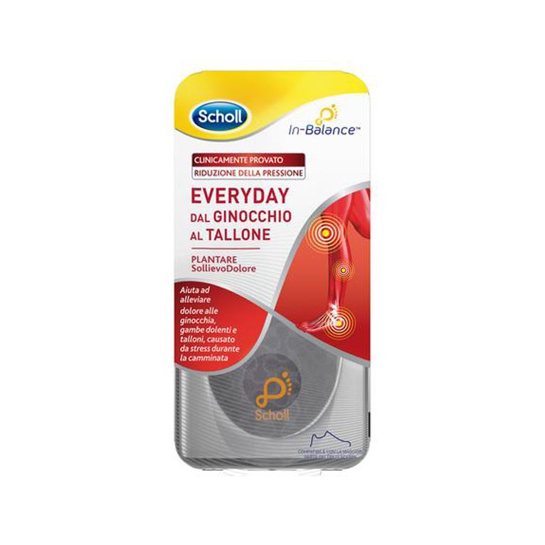 plantare sollievo dolore da ginocchio a tallone scholl in balance everyday l