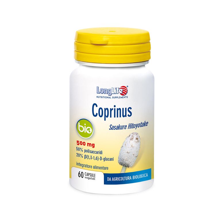 longlife coprinus bio 60 capsule vegetali