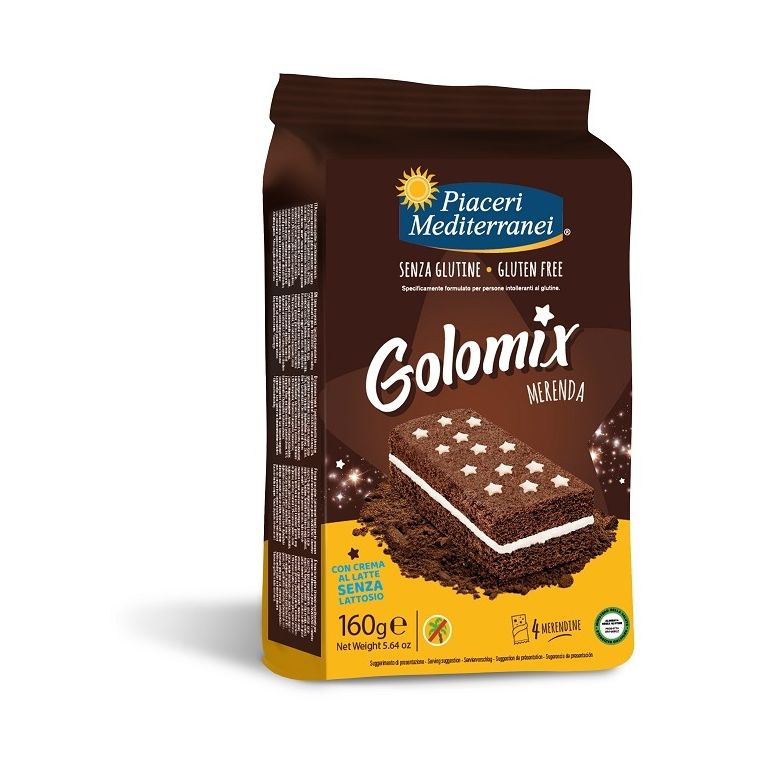 piaceri mediterranei golomix merenda 4 pezzi da 40 g