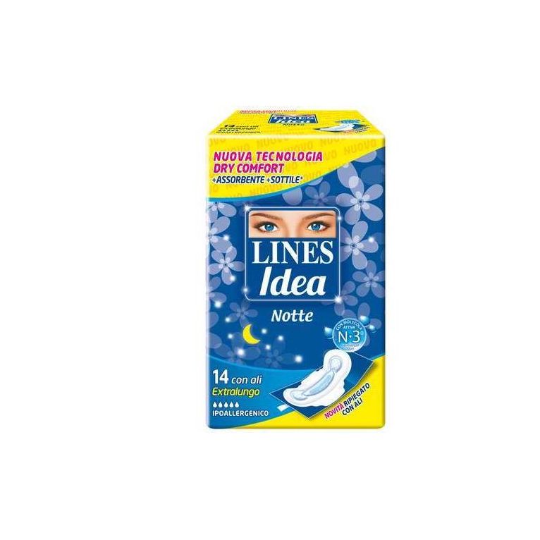 lines idea notte con ali ripiegate 14 pezzi