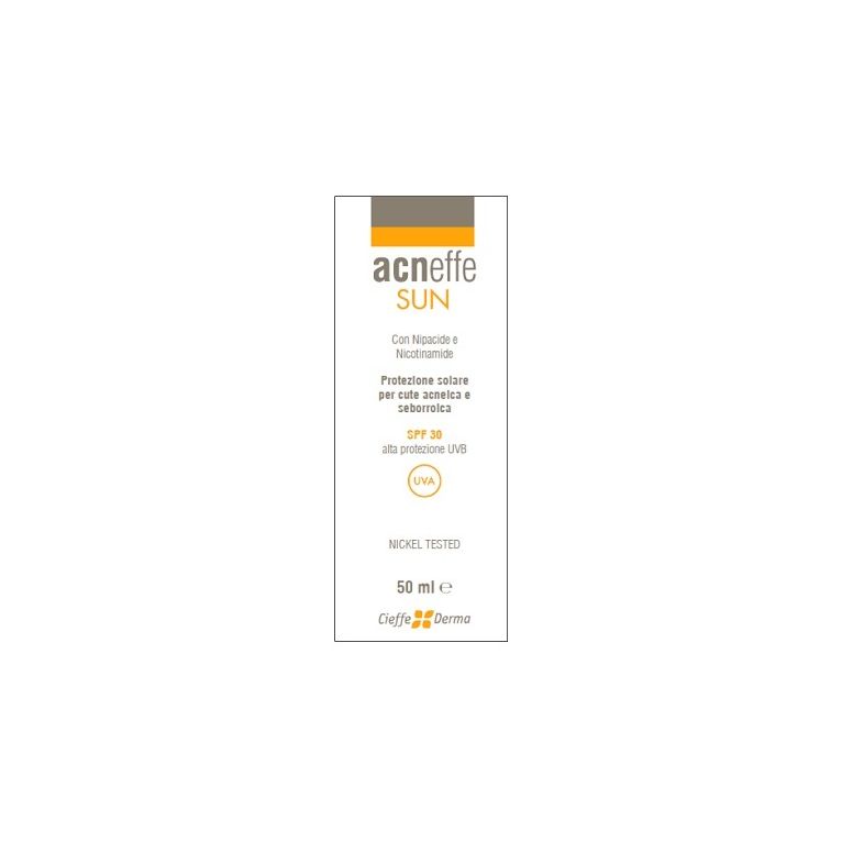 acneffe sun spf 30 alta protezione uvb per cute acneica e seborroica 50 ml
