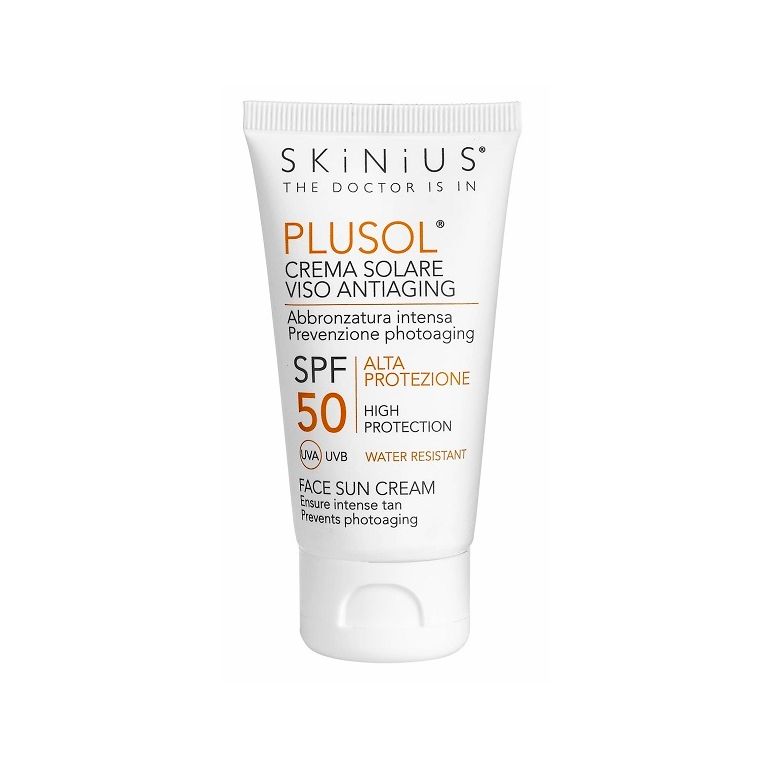 plusol crema solare viso spf50 50 ml