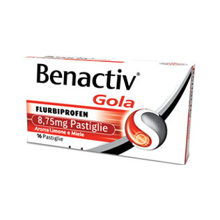 BENACTIV GOLA 16 pastiglie 8,75 mg limone miele