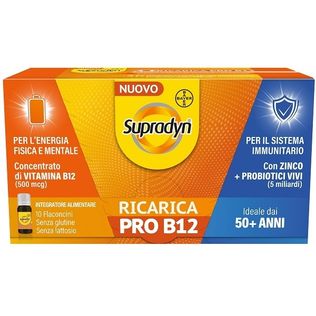 SUPRADYN RICARICA PRO B12 10 FLACONCINI