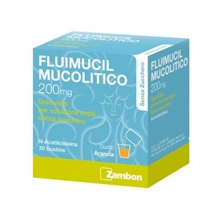 FLUIMUCIL MUCOLITICO 30 bust grat 200 mg senza zucchero