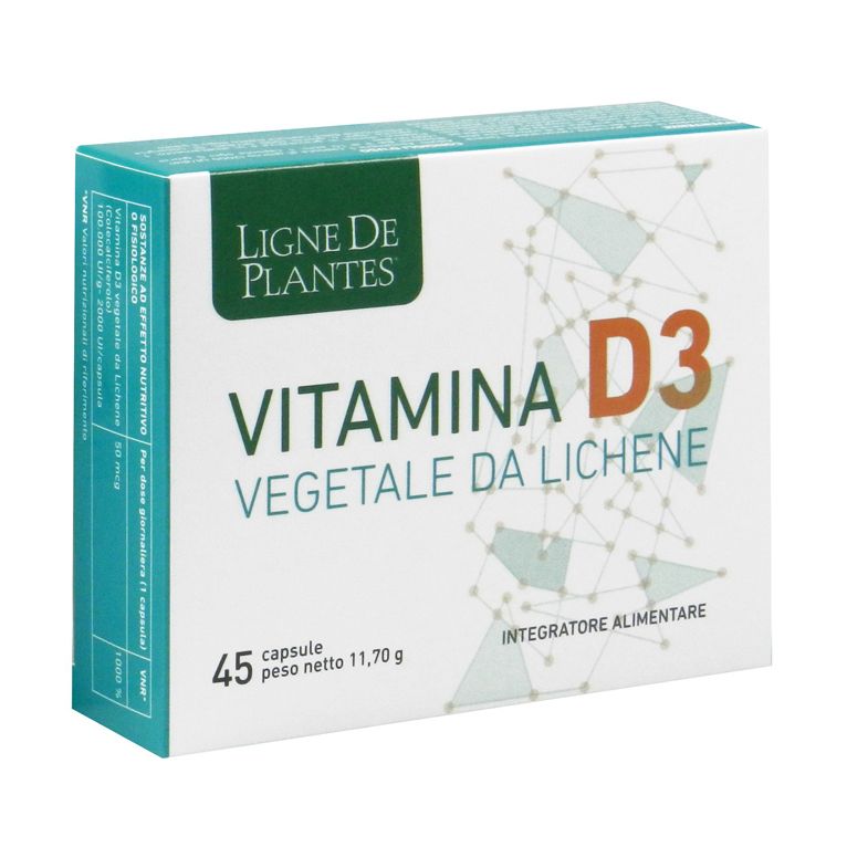 ligne de plantes vitamina d3 vegetale 45 capsule