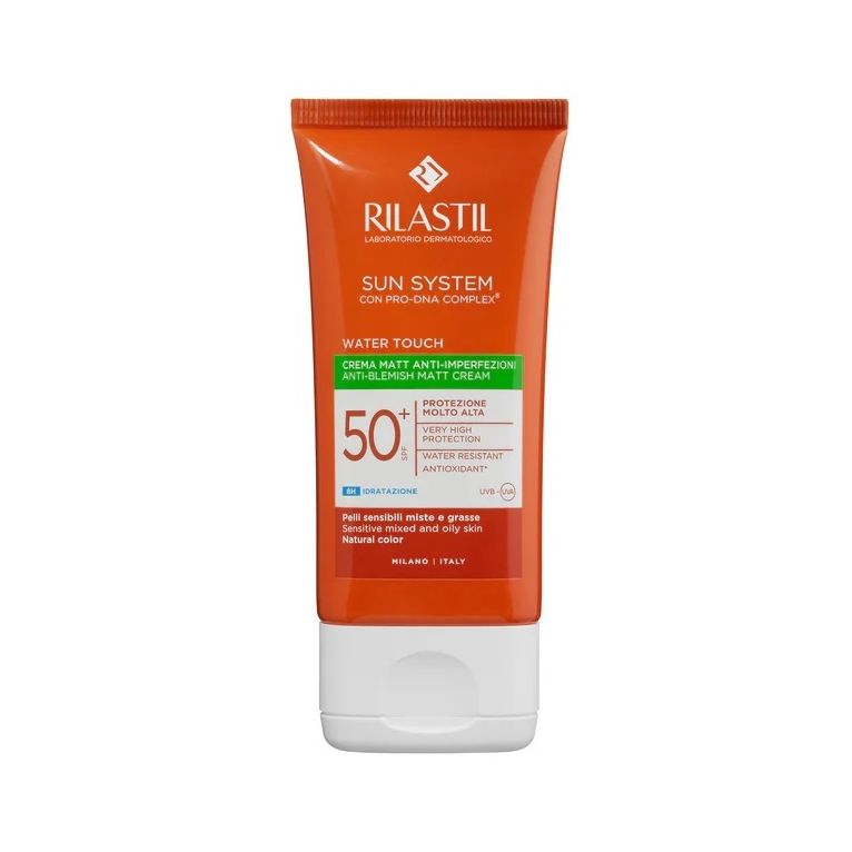 rilastil sun system water touch mat crema spf50+ 50 ml
