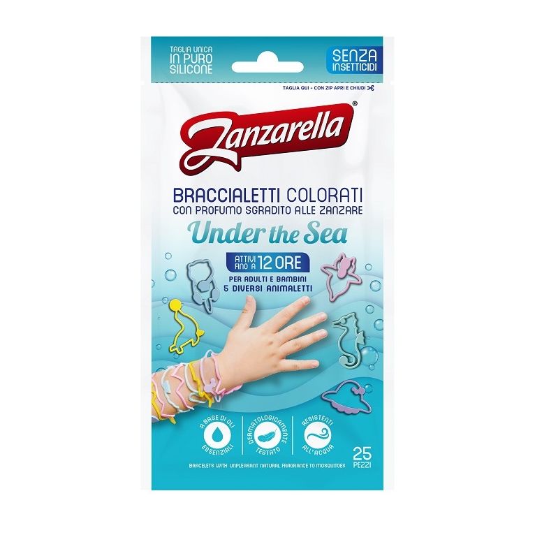 zanzarella braccialetti under the sea 25 pezzi