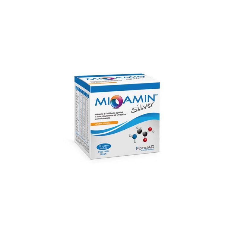 mioamin silver 30 bustine 5,5 g aroma arancia