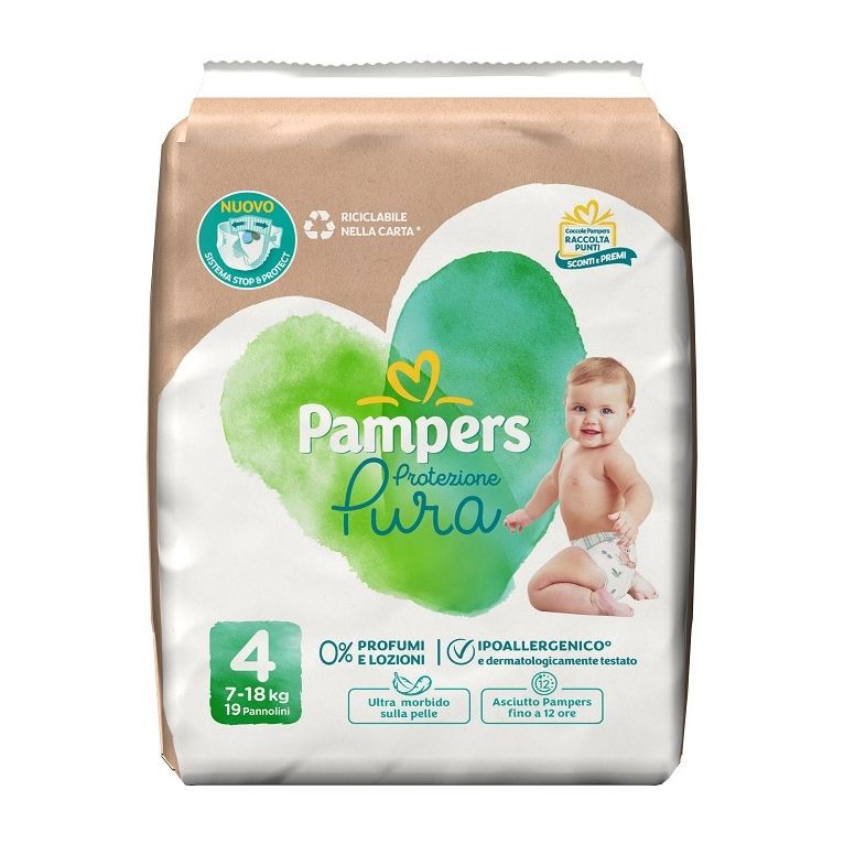 pampers protezione pura mini pannolini 27 pezzi