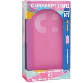 CURASEPT TRAVEL FUXIA 1 SPAZZOLINO + 1 DENTIFRICIO 20 ML + 3PICKS