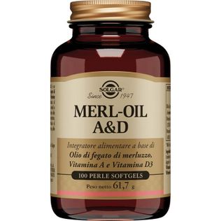 MERL OIL A&D 100 PERLE SOFTGEL