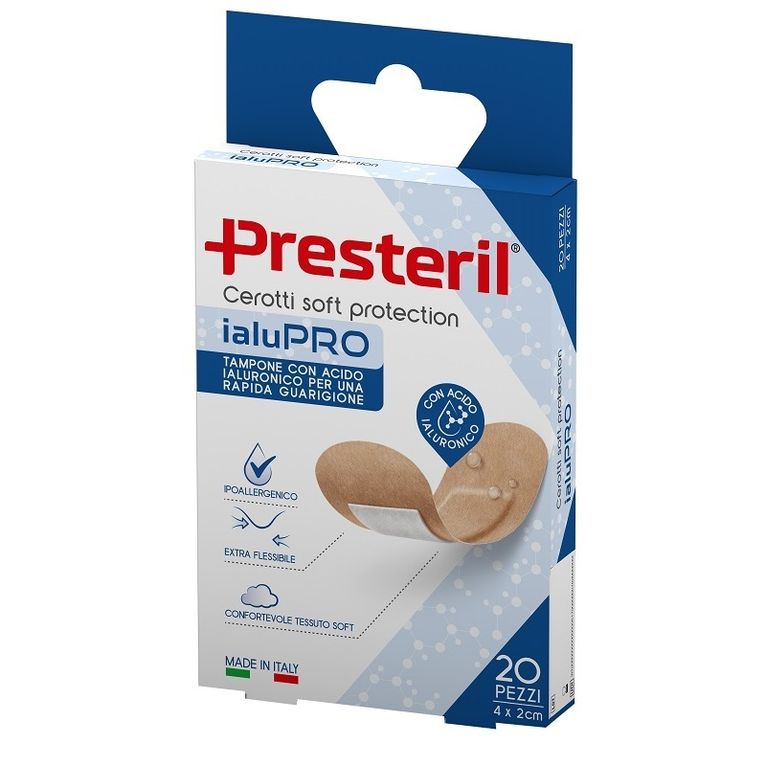 cerotto presteril ialupro formato piccolo 4x2 cm 20 pezzi