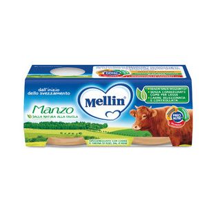 MELLIN OMOGENEIZZATO MANZO 2 X 80 G