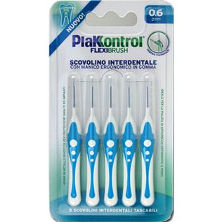 PLAKKONTROL SCOVOLINO INTERDENTALE FLEXI BRUSH06 BLISTER 5 PEZZI