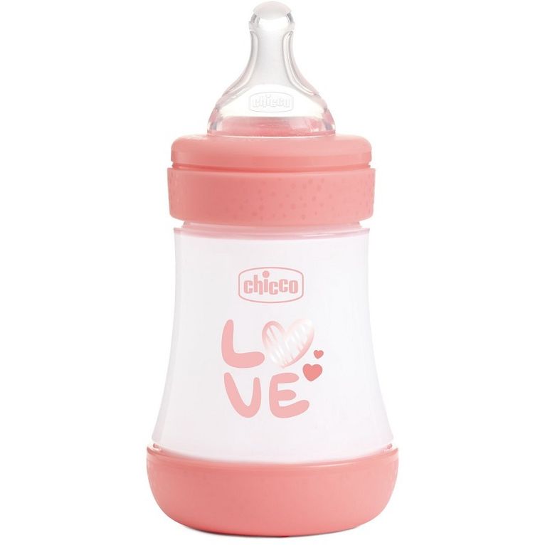 chicco biberon p5 150ml slow silicone girl