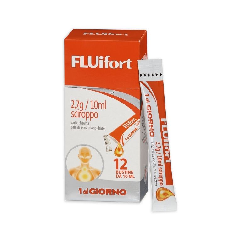 fluifort sciroppo 12 bustine 2,7 g/10 ml