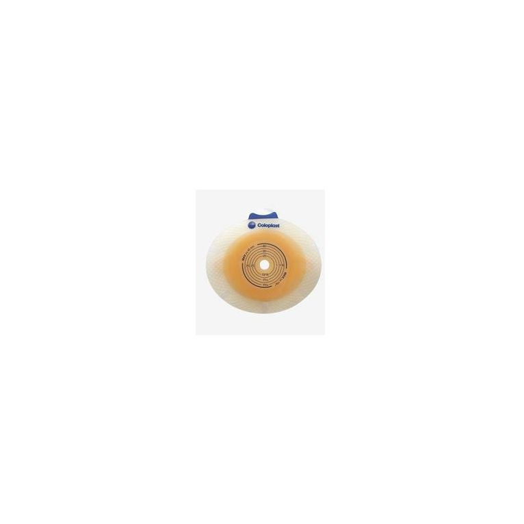 placca per ileostomia e colostomia sistema a 2 pezzi sensuraclick convex light foro 28mm flangia 50mm 5 pezzi