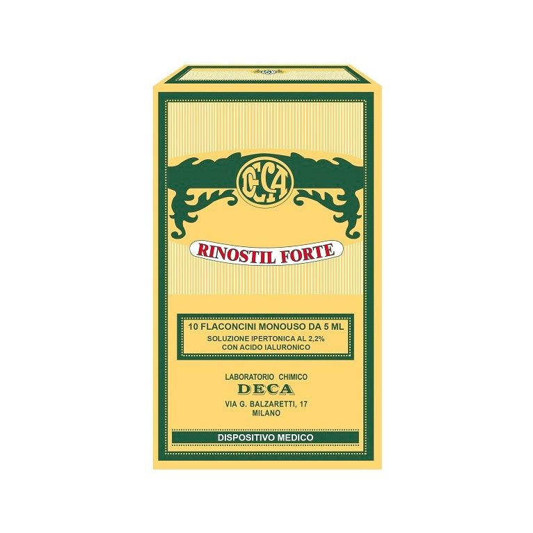 rinostil forte soluzione ipertonica 10 flaconcini monouso da5 ml