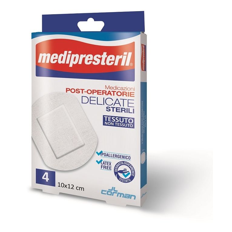 medicazione post operatoria medipresteril delicata tnt 10x12cm 5 pezzi
