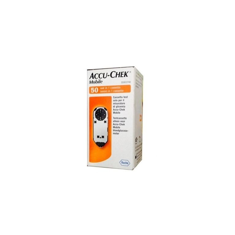 strisce misurazione glicemia accu-chek mobile 50 test mic 2