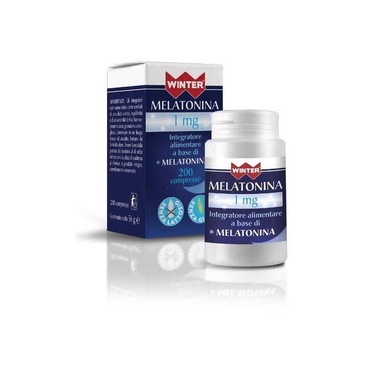 winter melatonina 1 mg 200 compresse