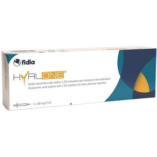 SIRINGA INTRA-ARTICOLARE HYALONE ACIDO IALURONICO 1,5% 60 MG4 ML 1 PEZZO