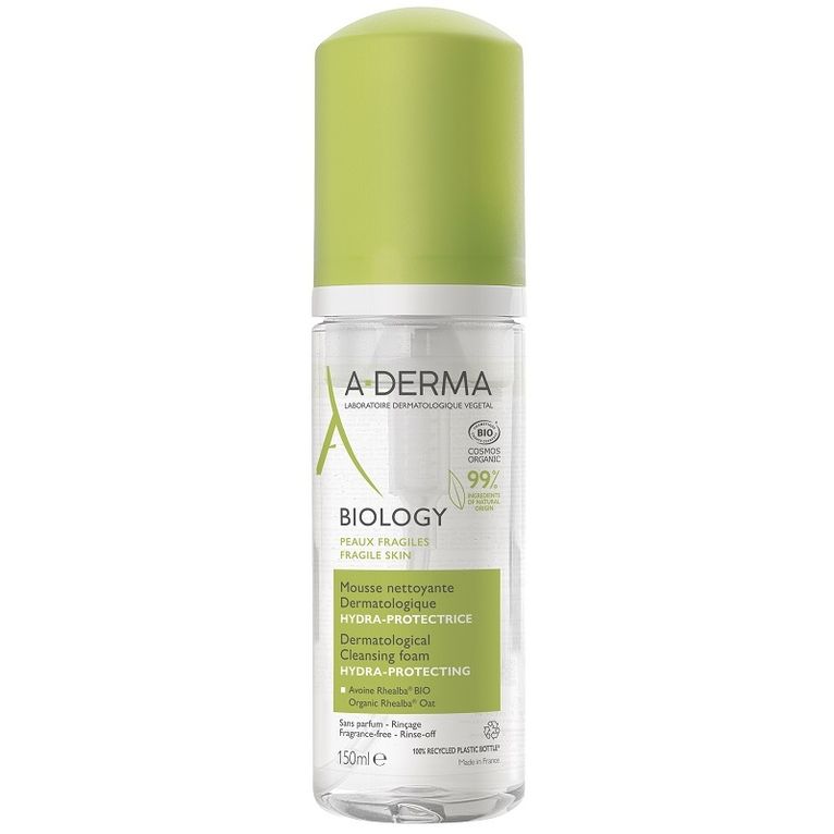 aderma a-d biology schiuma detergente 150 ml