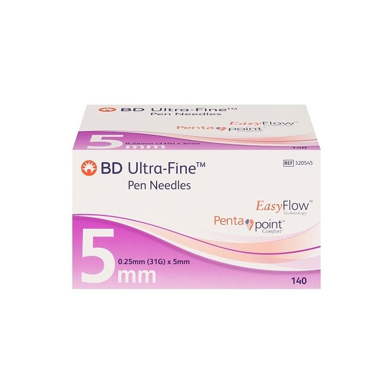 ago per penna da insulina ultrafine+ gauge 31 5mm 7 pezzi