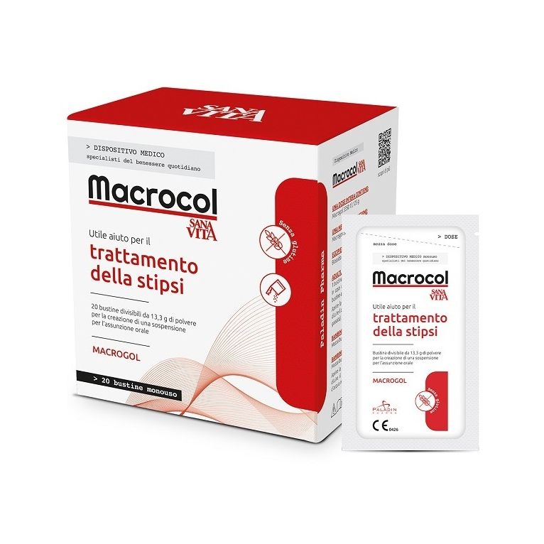 sanavita macrocol plus 20 bustine da 13,81 g