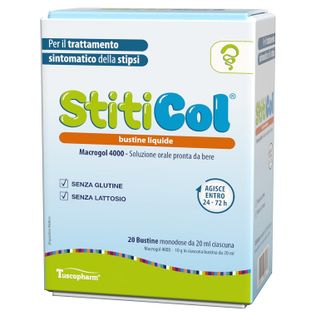 STITICOL 20 BUSTINE DA 20 ML SENZA GLUTINE SENZA LATTOSIO