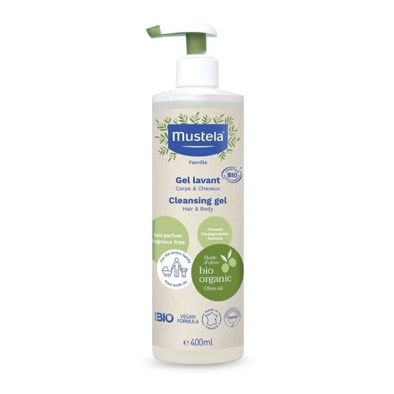mustela gel detergente bio 400 ml