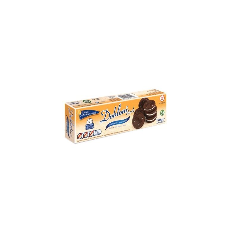 piaceri mediterranei dobloni dark 120 g