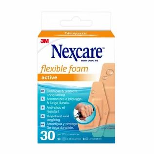 CEROTTO PREPARATO NEXCARE ACTIVE 360 GRADI N1030ASD04 ASSORTITI 3 MISURE 6 CEROTTI 23X28MM + 14 CEROTTI 22X57MM + 10 CEROTTI 28X76MM