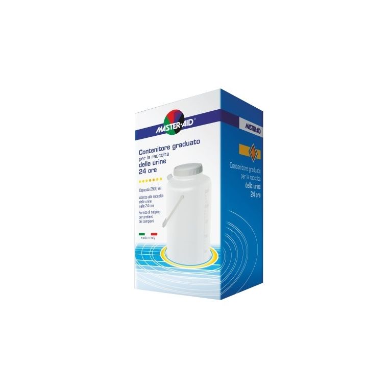 contenitore raccolta urina master-aid 24 h 2500 ml