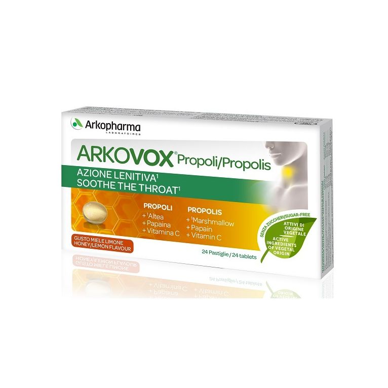 arkovox propoli miele/limone 24 compresse