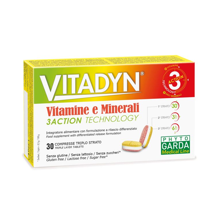 vitadyn vitamine/minerali 30 compresse rilascio differenziato
