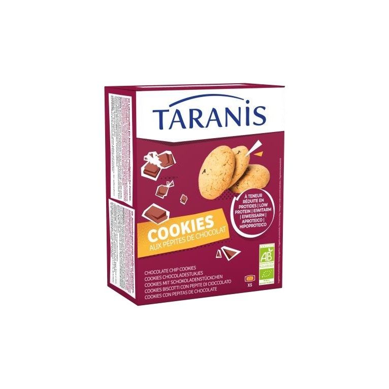 taranis cookies con pepite al cioccolato 5 monoporzioni da 32 g