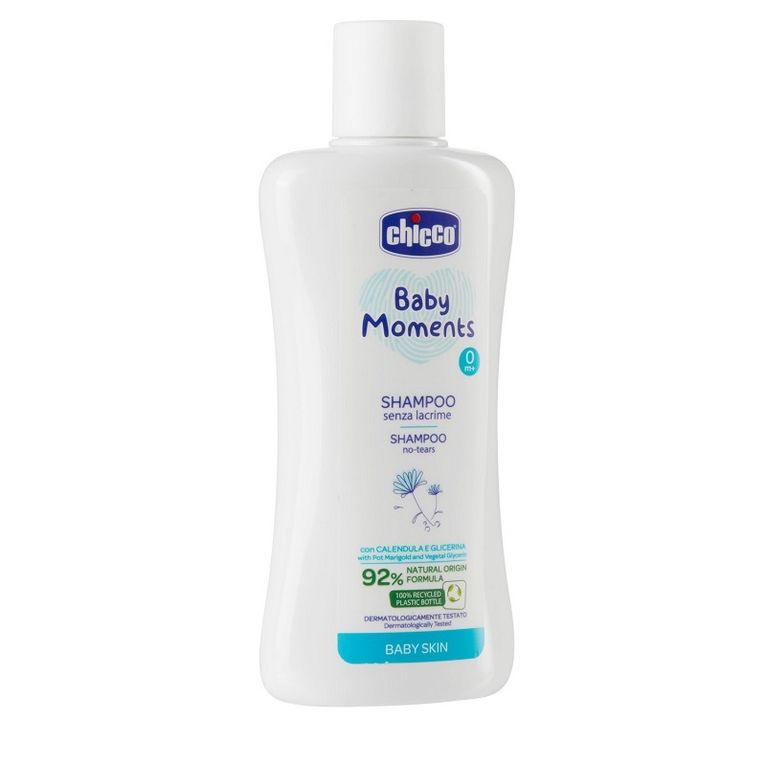 chicco baby moments shampoo senza lacrime 200 ml