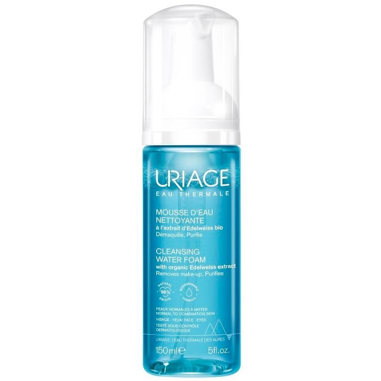 uriage mousse d'eau nettoyante 150 ml