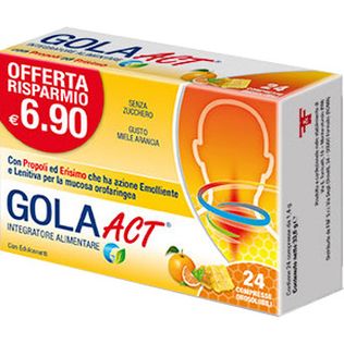 GOLA ACT MIELE ARANCIA 24 COMPRESSE OROSOLUBILI