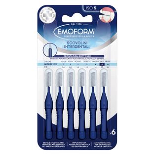 EMOFORM SCOVOLINO ISO 5 BLU 6 PEZZI