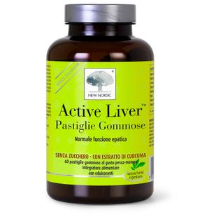 ACTIVE LIVER 60 PASTIGLIE GOMMOSE SENZA ZUCCHERO GUSTO PESCA/MANGO