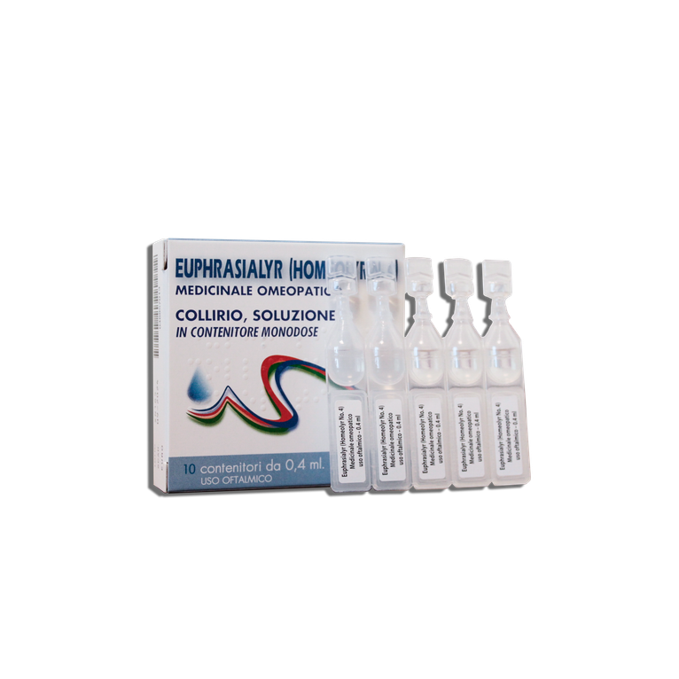 euphrasialyr (homeolyr n.4) collirio, soluzione 0,4 ml 10 contenitori monodose