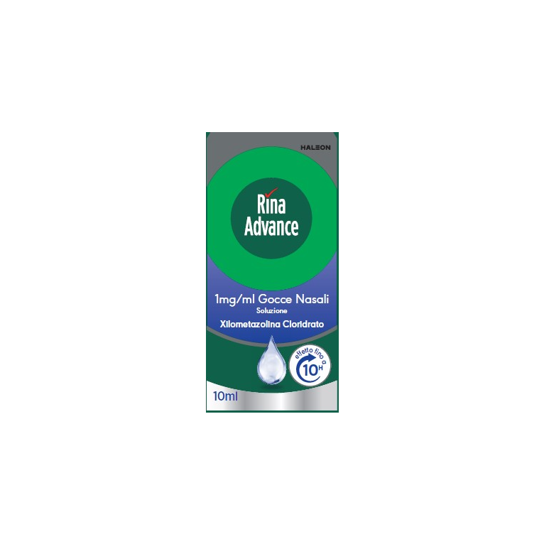 rinaadvance gocce nasali 10 ml 1 mg/ml