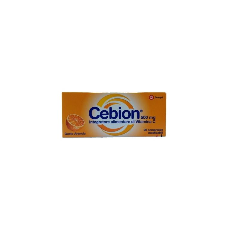 cebion masticabile arancia vitamina c 500 mg 20 compresse