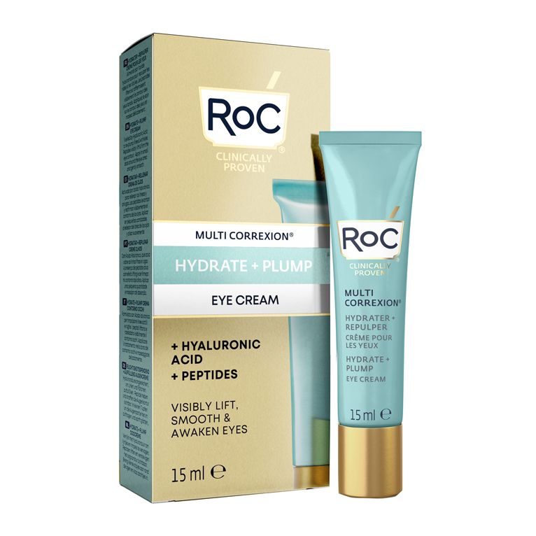 roc multi correxion hydrate+ plump crema occhi 15 ml